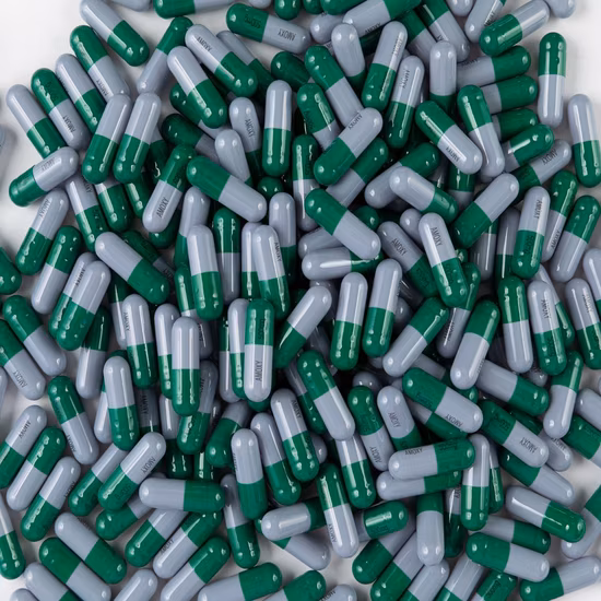 Cápsula Farmacêutica Vazia Pullulan Natural com Certificado Hala Tamanho 00-4#