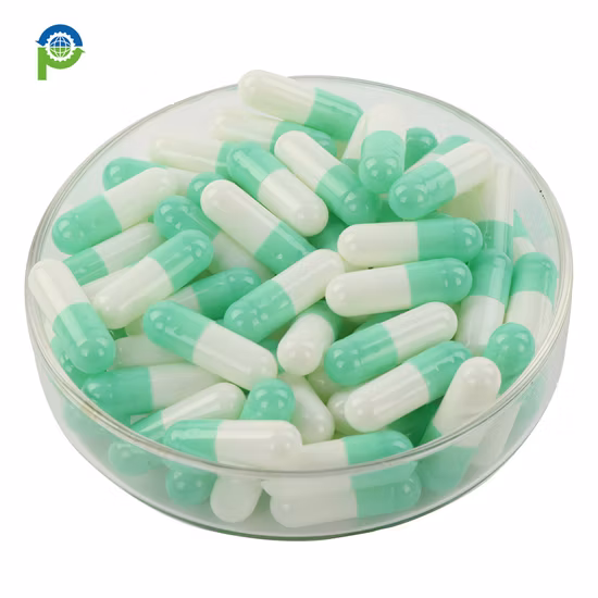 HPMC/Vegetal/Duro/Gelatina/Halal/Tamanho00/Cápsula Limpa